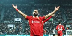 هدفان يفصلان محمد صلاح عن رقم تاريخي بديربي الميرسيسايد أمام إيفرتون