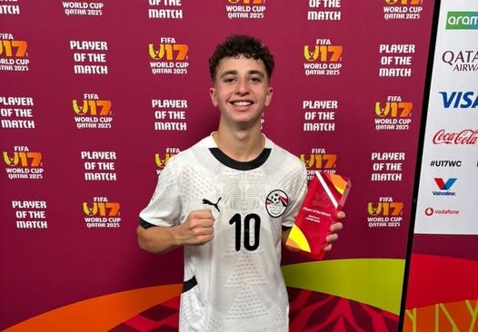 بلال عطية يحصد جائزة أفضل لاعب في فوز منتخب مصر على هايتي بمونديال الناشئين#بلال #عطية #يحصد #جائزة #أفضل #لاعب #في #فوز #منتخب #مصر #على #هايتي #بمونديال #الناشئين