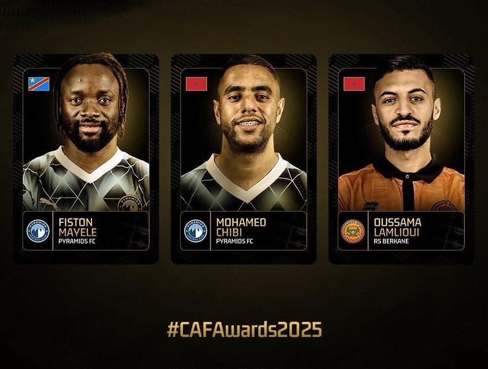 محمد الشيبي وفستون ماييلي ضمن قائمة الكاف النهائية لجائزة أفضل لاعب 2025#محمد #الشيبي #وفستون #ماييلي #ضمن #قائمة #الكاف #النهائية #لجائزة #أفضل #لاعب