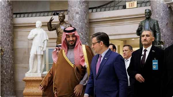 ولي العهد يصل الكونغرس الأميركي وسط استقبال رسمي من رئيسه ويعقد اجتماعًا مع الأعضاء#ولي #العهد #يصل #الكونغرس #الأميركي #وسط #استقبال #رسمي #من #رئيسه #ويعقد #اجتماعا #مع #الأعضاء