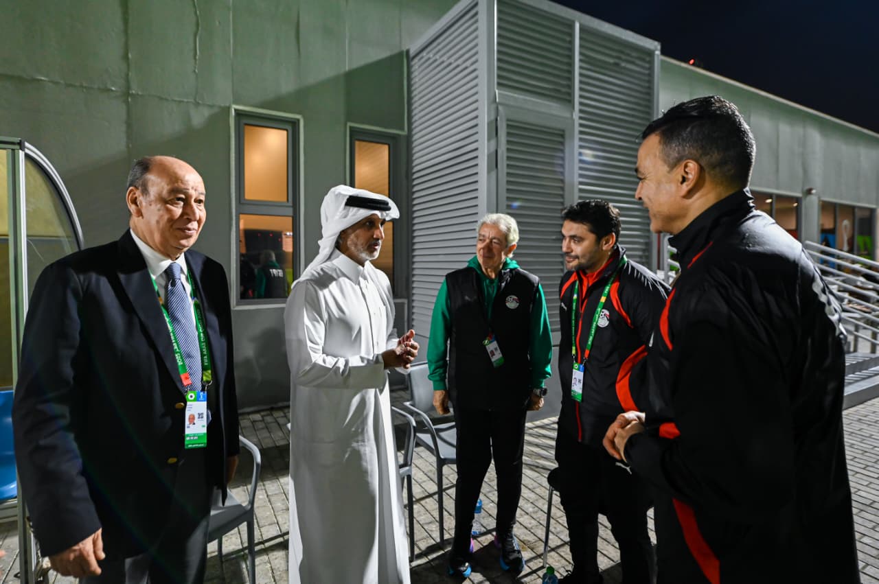 وزير الرياضة القطري يزور مران منتخب مصر قبل مواجهة الأردن في كأس العرب – كل الكورة#وزير #الرياضة #القطري #يزور #مران #منتخب #مصر #قبل #مواجهة #الأردن #في #كأس #العرب #كل #الكورة