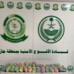 دوريات الأفواج الأمنية بمنطقة جازان تقبض على مخالف لنظام أمن الحدود لتهريبه (8) كيلو جرامات من نبات القات المخدر#دوريات #الأفواج #الأمنية #بمنطقة #جازان #تقبض #على #مخالف #لنظام #أمن #الحدود #لتهريبه #كيلو #جرامات #من #نبات #القات #المخدر