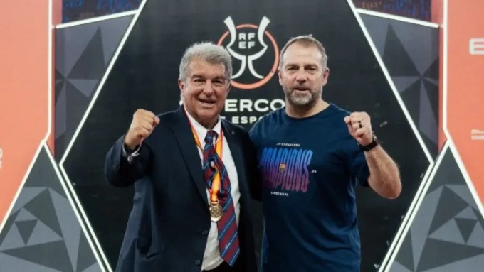 زلزال في مدريد.. هانز فليك ينهي سنوات العجاف ويصدم الجميع بلقب السوبر الأسباني#زلزال #في #مدريد. #هانز #فليك #ينهي #سنوات #العجاف #ويصدم #الجميع #بلقب #السوبر #الأسباني