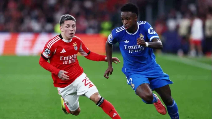 بنفيكا يتقدم بشكوى لـ«فيفا» ضد ريال مدريد بعد واقعة العنصرية التي طالت فينيسيوس#بنفيكا #يتقدم #بشكوى #لـفيفا #ضد #ريال #مدريد #بعد #واقعة #العنصرية #التي #طالت #فينيسيوس