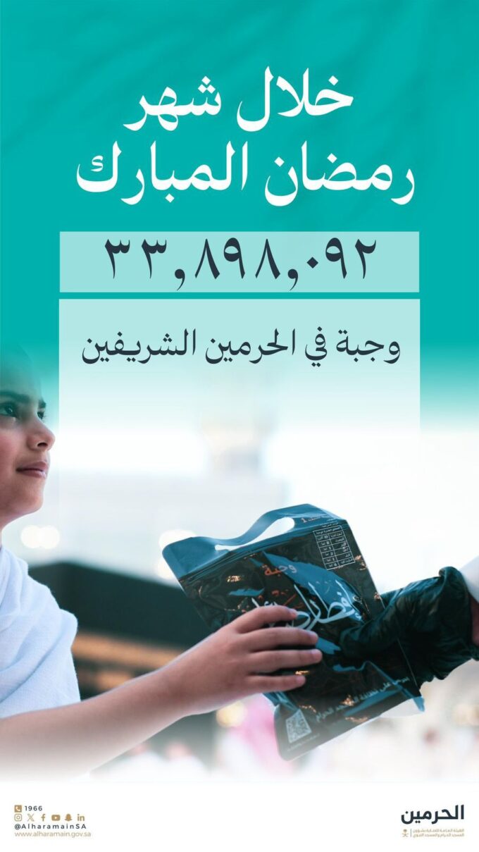 جهود متواصلة للهيئة العامة للعناية بشؤون الحرمين لخدمة المصلين والمعتمرين#جهود #متواصلة #للهيئة #العامة #للعناية #بشؤون #الحرمين #لخدمة #المصلين #والمعتمرين