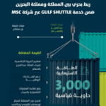«موانئ» تربط ميناء الملك عبدالعزيز بالبحرين عبر خدمة الشحن GULF SHUTTLE#موانئ #تربط #ميناء #الملك #عبدالعزيز #بالبحرين #عبر #خدمة #الشحن #GULF #SHUTTLE