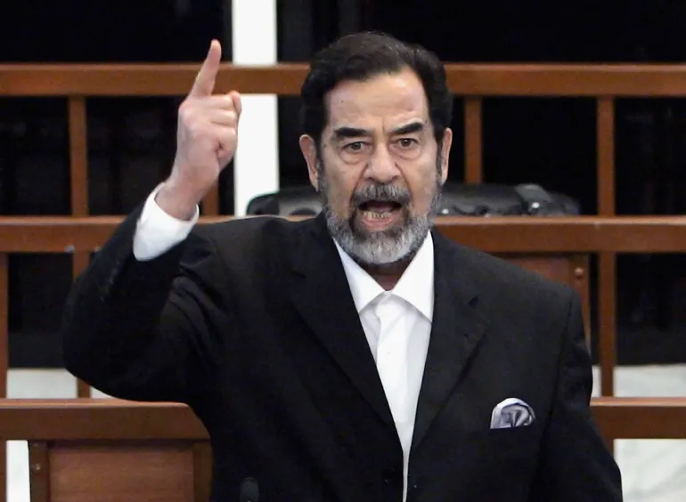 الرئيس العراقي الخامس صدام حسين